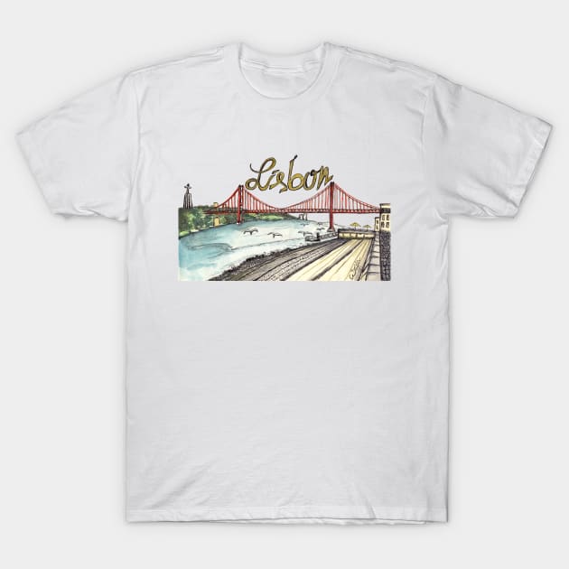 Lisbon T-Shirt by Claudia-Brueggen